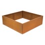 Vyvýšený záhon G21 102 x 32 x 102 cm, Corten