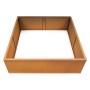Vyvýšený záhon G21 102 x 32 x 102 cm, Corten