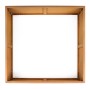 Vyvýšený záhon G21 102 x 32 x 102 cm, Corten