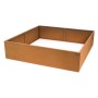Vyvýšený záhon G21 132 x 32 x 132 cm, Corten