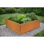 Vyvýšený záhon G21 132 x 32 x 132 cm, Corten