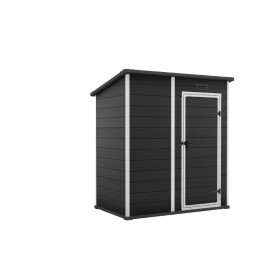 Zahradní domek Keter Essential 6 x 4 tmavě šedý / bílý, s podlahou