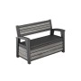Zahradní lavice Keter Deco Garden Bench Storm grey