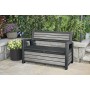 Zahradní lavice Keter Deco Garden Bench Storm grey