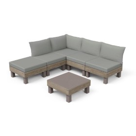 Zahradní nábytek Keter Elements 5místný modulární set ashwood
