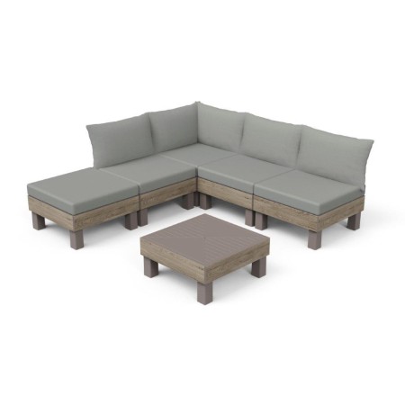 Zahradní nábytek Keter Elements 5místný modulární set ashwood