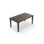 Zahradní stůl Keter Deco Futura 160 walnut / grafit