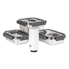 Set G21 nerezových vakuovacích dóz s pumpou, 4 ks