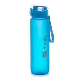 Láhev G21 na pití, 1000 ml, modrá-zmrzlá