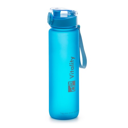 Láhev G21 na pití, 1000 ml, modrá-zmrzlá