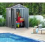 Zahradní domek Keter MANOR 6 x 5 DD šedý / bílý, s podlahou