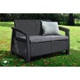 Zahradní nábytek Keter Corfu love seat dvousedačka grafitová