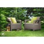 Zahradní nábytek Keter Corfu duo set dvou křesel cappuccino