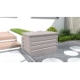 Zahradní box G21 Denver 280 L, šedý plechový