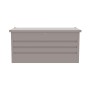 Zahradní box G21 Denver 400 L, šedý plechový
