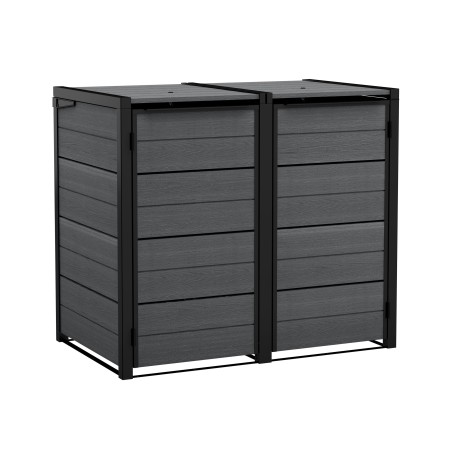 Zahradní box Keter Hide Away na popelnice 240 l šedý