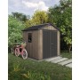 Zahradní domek Keter Apex 7,5 x 7 Ashwood, s podlahou
