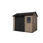 Zahradní domek Keter Apex 7,5 x 9 Ashwood, s podlahou