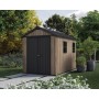 Zahradní domek Keter Apex 7,5 x 9 Ashwood, s podlahou