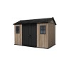 Zahradní domek Keter Apex 7,5 x 11 Ashwood, s podlahou