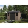 Zahradní domek Keter Apex 7,5 x 11 Ashwood, s podlahou