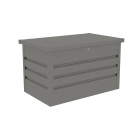 Zahradní box G21 Denver 280 L, metalický šedý plechový
