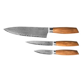 Sada nožů G21 Gourmet Damascus small box 3 ks, rukojeť zebrawood
