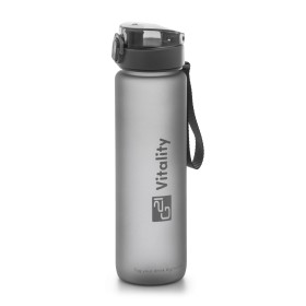 Láhev G21 na pití, 1000 ml, šedá-zmrzlá