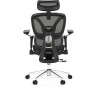 Kancelářská židle, synchronní mechanismus, černá síťovina, KA-B2361 BK