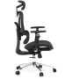 Kancelářská židle, synchronní mechanismus, černá síťovina, KA-B2361 BK