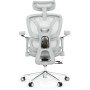 Kancelářská židle, synchronní mechanismus, šedá síťovina, KA-B2361 GREY