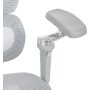 Kancelářská židle, synchronní mechanismus, šedá síťovina, KA-B2361 GREY