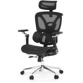 Kancelářská židle, synchronní mechanismus, černá síťovina, KA-B2363 BK