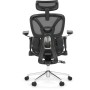 Kancelářská židle, synchronní mechanismus, černá síťovina, KA-B2363 BK