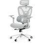 Kancelářská židle, synchronní mechanismus, šedá síťovina, KA-B2363 GREY