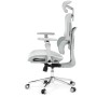 Kancelářská židle, synchronní mechanismus, šedá síťovina, KA-B2363 GREY