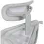 Kancelářská židle, synchronní mechanismus, šedá síťovina, KA-B2363 GREY