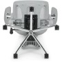 Kancelářská židle, synchronní mechanismus, šedá síťovina, KA-B2363 GREY