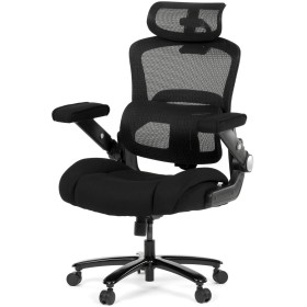 Kancelářská židle, houpací mechanismus, černá látka, KA-N1313 BK