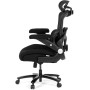 Kancelářská židle, houpací mechanismus, černá látka, KA-N1313 BK