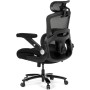 Kancelářská židle, houpací mechanismus, černá látka, KA-N1313 BK