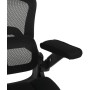Kancelářská židle, houpací mechanismus, černá látka, KA-N1313 BK