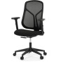Kancelářská židle, synchronní mechanismus, černá síťovina, KA-S2173 BK