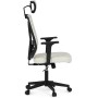 Kancelářská židle, houpací mechanismus, béžová látka, KA-W3137 BG