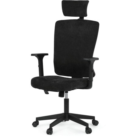 Kancelářská židle, houpací mechanismus, černá látka, KA-W3137 BK