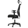 Kancelářská židle, houpací mechanismus, černá látka, KA-W3137 BK