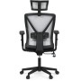 Kancelářská židle, houpací mechanismus, černá látka, KA-W3137 BK