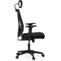 Kancelářská židle, houpací mechanismus, černá látka, KA-W3137 BK