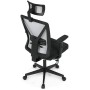 Kancelářská židle, houpací mechanismus, černá látka, KA-W3137 BK