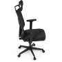 Kancelářská židle, houpací mechanismus, černá látka, KA-W3137 BK